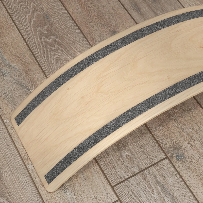 AIYAPLAY Tabla de Equilibrio para Niños de +3 Años Carga 50 kg para Entrenamiento Sensorial Equilibrio 90x29x19 cm Natural