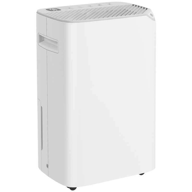 HOMCOM 20L/Day Dehumidifier, with Filter - White
