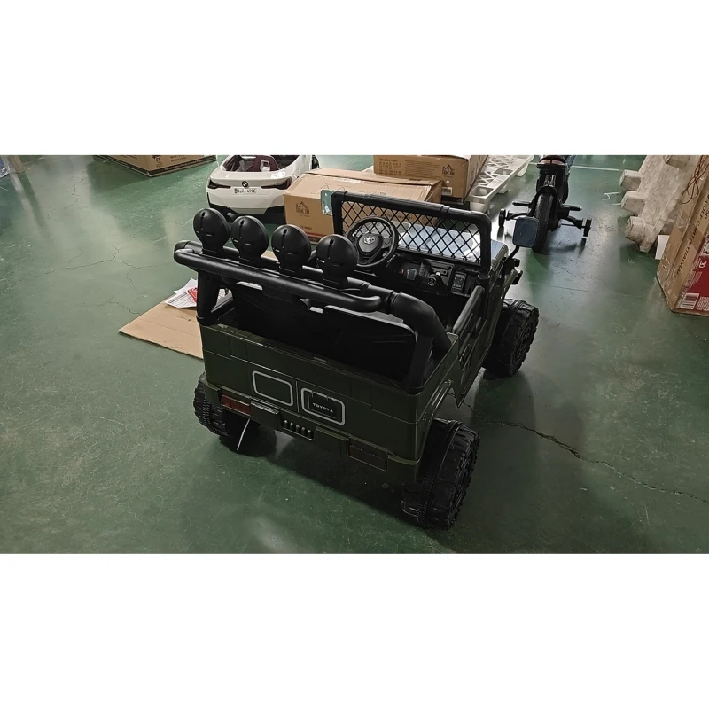 AIYAPLAY Carro Elétrico Infantil TOYOTA FJ 24V Carro Elétrico para Crianças com Controlo Remoto Motor 200W Bateria de Lítio 2 Lugares para 3-8