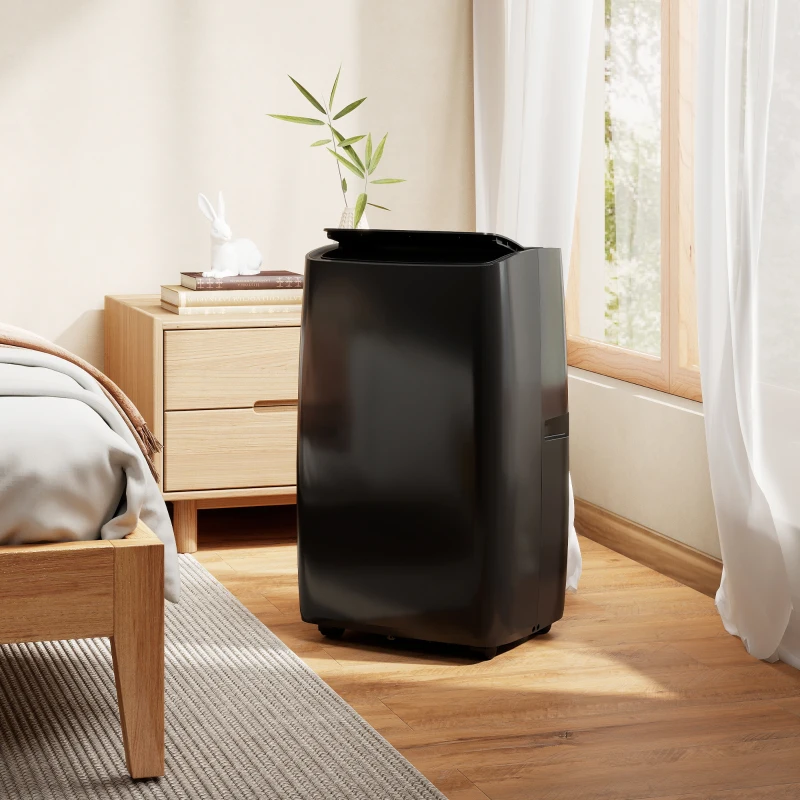 HOMCOM Portable Air Conditioner 12000 BTU BTU, 4-in-1 Air Conditioning Unit, Dehumidifier, Cooling, Fan, Child Lock, 35 m²