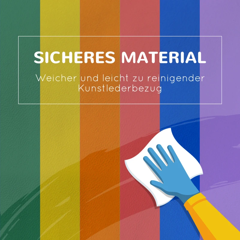 HOMCOM Grote bouwblokken voor kinderen, 11-delige set, voor kinderen van 1-3 jaar, schuim, kleurrijk(m-7)