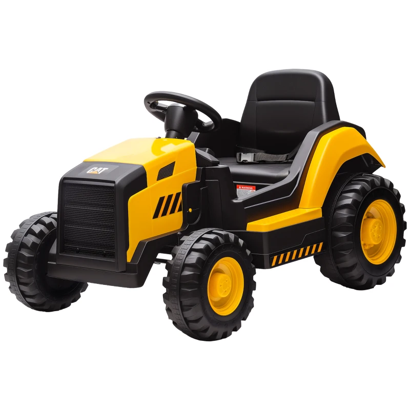 AIYAPLAY Kinder-Baufahrzeug, Aufsitzauto für Kinder, Fernbedienung, manuelle Steuerung, Bluetooth+Musik-Funktion, 3-6 Jahre, Kunststoff, Stahl, Gelb