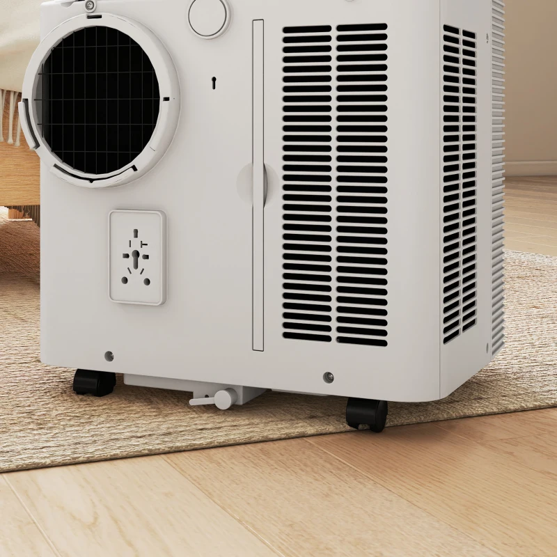 HOMCOM Climatiseur mobile 12000 BTU, climatiseur portable 4 en 1, refroidissement, déshumidificateur, ventilateur, mode nuit