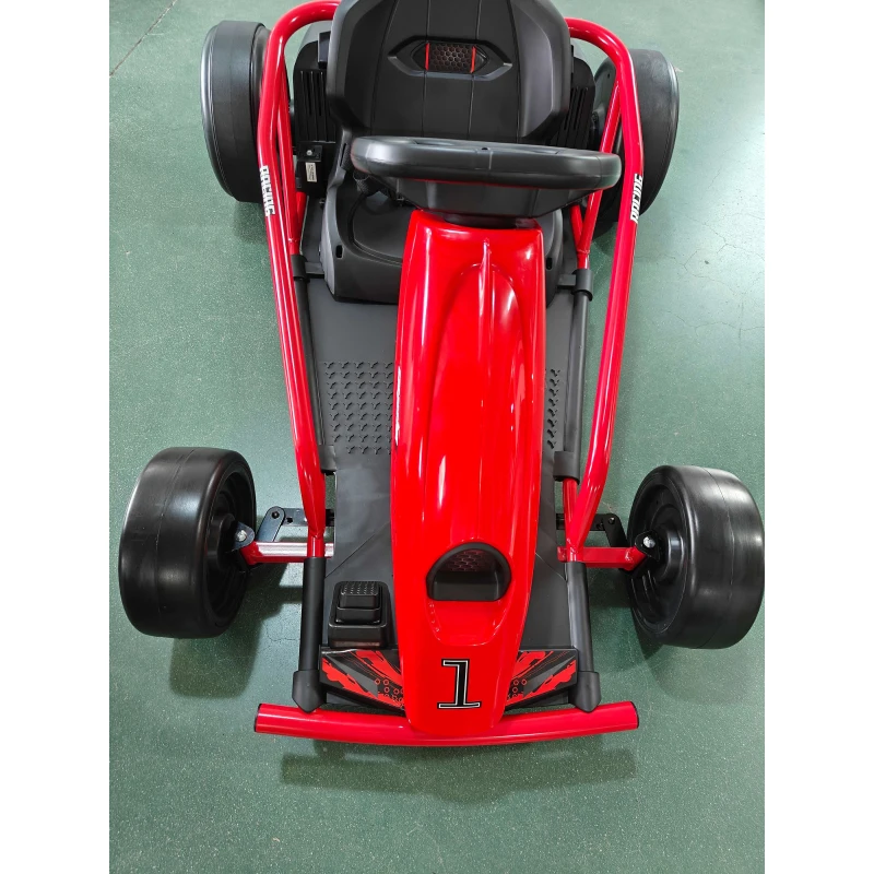 HOMCOM Kart Elétrico 24 V para Crianças Até 13 km/h Kart com Função Mapa da Operação com 2 Motores para 8–12 Anos Vermelho