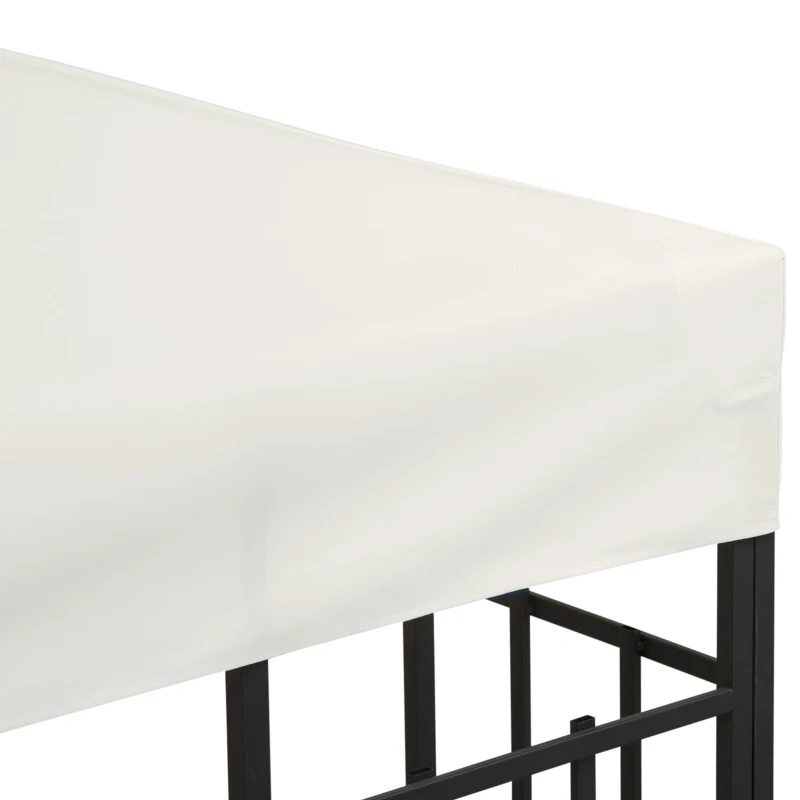 Outsunny 3 x 3 m Replacement Gazebo Canopy - Cream White