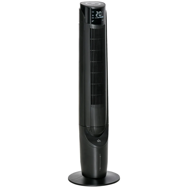 HOMCOM Torenventilator, Airconditioner met 4 Modi, 3 Snelheden, Timer, Kunststof