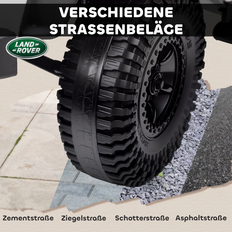 AIYAPLAY Kinder Elektroauto, 12V batterij-aangedreven, afstandsbediening, muziekfunctie, hoorn, LED-lampen, Wit(m-7)