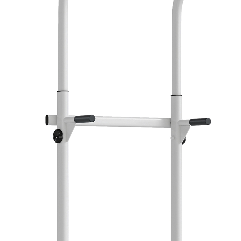 SPORTNOW Power Tower in hoogte verstelbaar 176,5-227 cm, multifunctionele dipstation met stalen frame, draagvermogen 120 kg