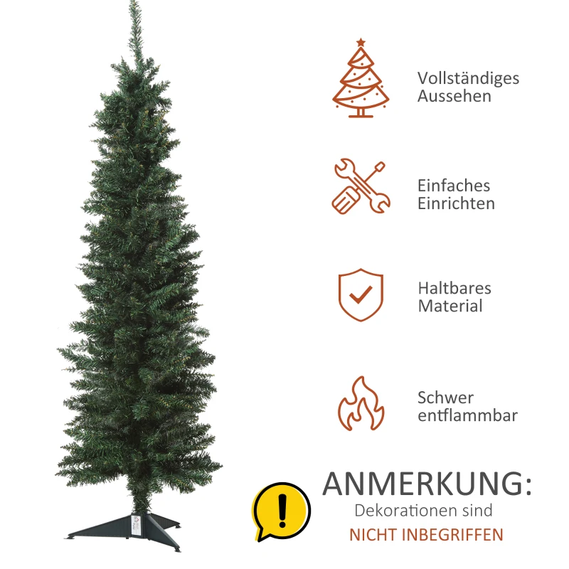 kunstkerstboom 1,5 m kerstboom dennenboom 294 takken PVC groen