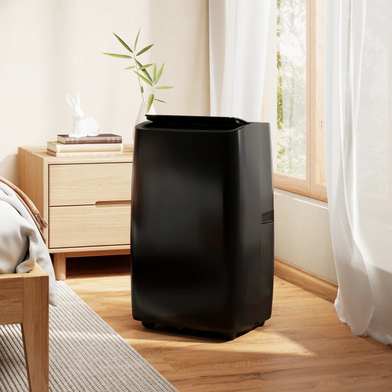 HOMCOM Portable Air Conditioner 14000 BTU, 4-in-1 Air Conditioning Unit, Dehumidifier, Cooling, Fan, Child Lock, 40m²