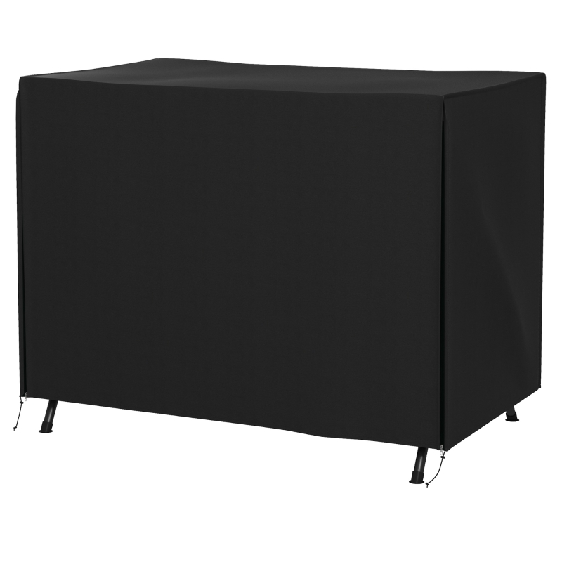 Outsunny 205 x 124cm Three-Seater Swing Chair Protective Cover Black