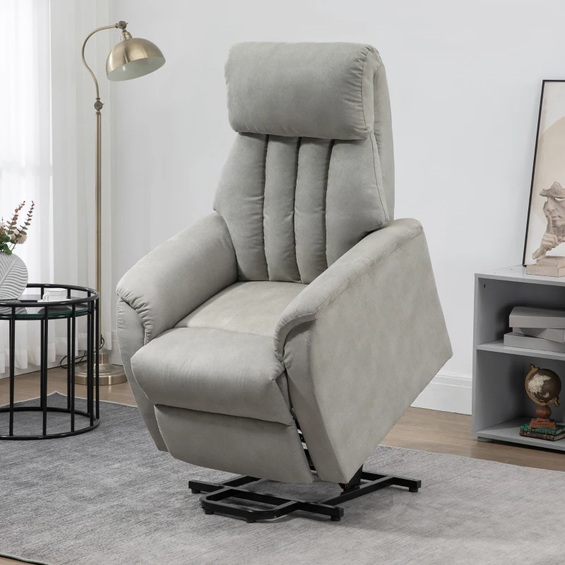 Homcom Fotoliu Ridicare Electric – Reclinabil 150° cu Telecomanda