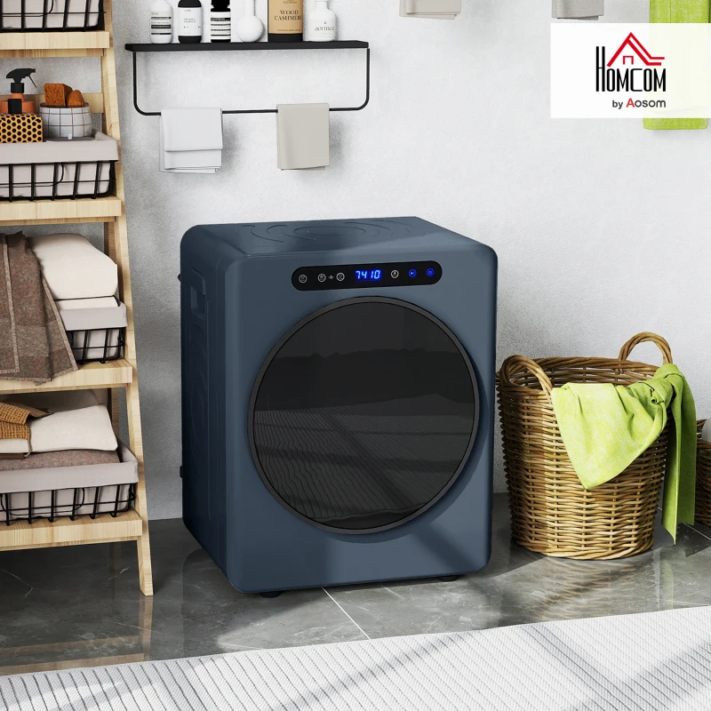 HOMCOM 5kg Compact 40-60℃  Tumble Dryer Blue