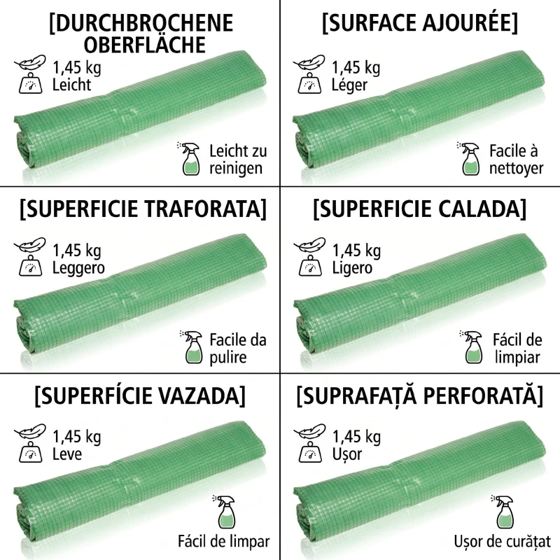 Outsunny Seră de Grădină cu Acoperire din PE Întărit și Cadru din Oțel, 180x90x90 cm, Verde
