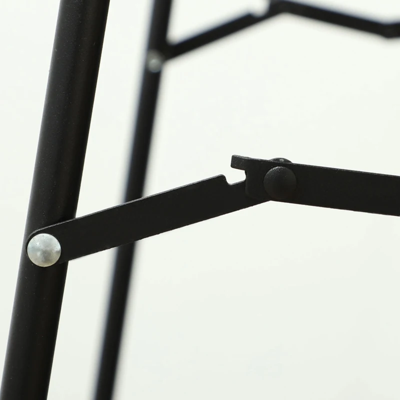 HOMCOM Espejo de Pie Cuerpo Entero Arqueado 150x50 cm Independiente Apoyado y de Pared Sin Marco Negro