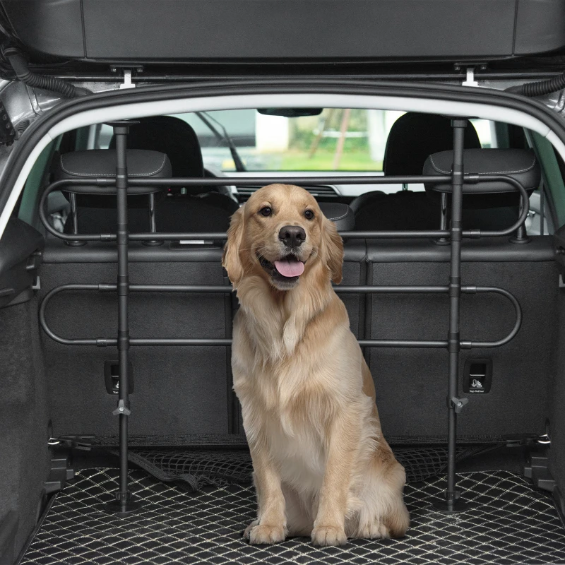 PawHut Schutzgitter Auto Hundegitter Hundeschutzgitter Trenngitter Gepäckgitter