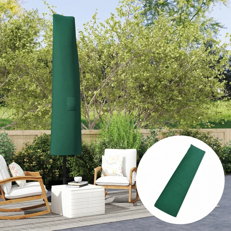 Outsunny Garden Parasol Cover, Waterproof Cantilever Banana Umbrella Protector, 240 x 48/70 cm for 3 m Cantilever Parasol