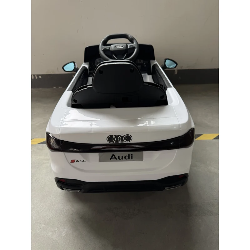 AIYAPLAY Carro Elétrico Infantil 12V Audi A5L com Controle Remoto, Bateria de Lítio, 2 Motores, Controle Remoto, Rosa