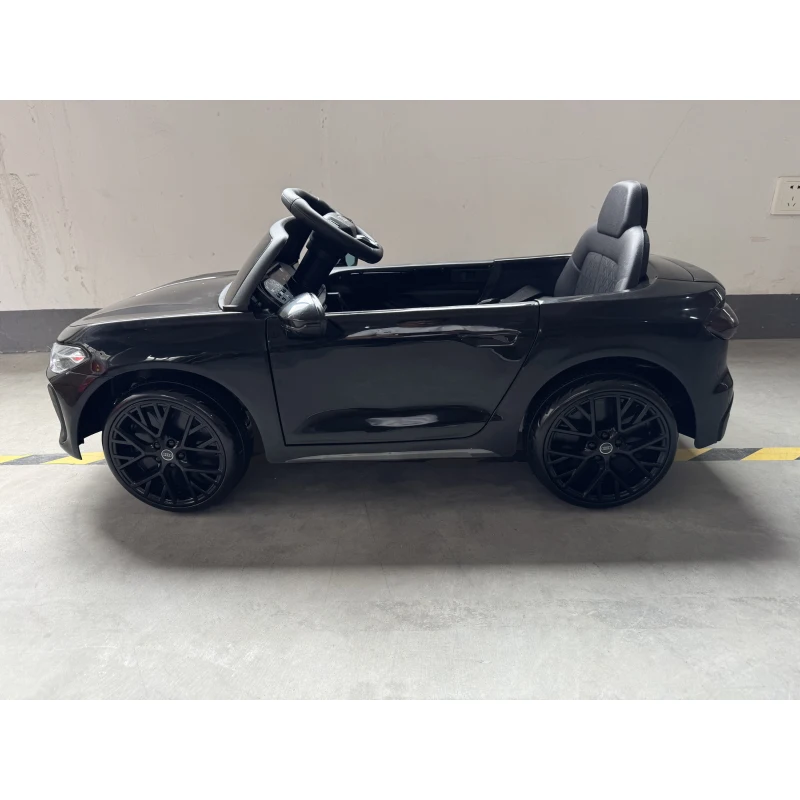 AIYAPLAY Carro Elétrico Infantil 12V Audi A5L com Telecomando, Bateria de Lítio, 2 Motores, Telecomando, Preto