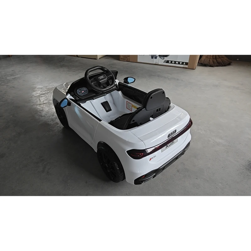 AIYAPLAY Carro Elétrico Infantil 12V Audi A5L com Controle Remoto, Bateria de Lítio, 2 Motores, Controle Remoto, Rosa