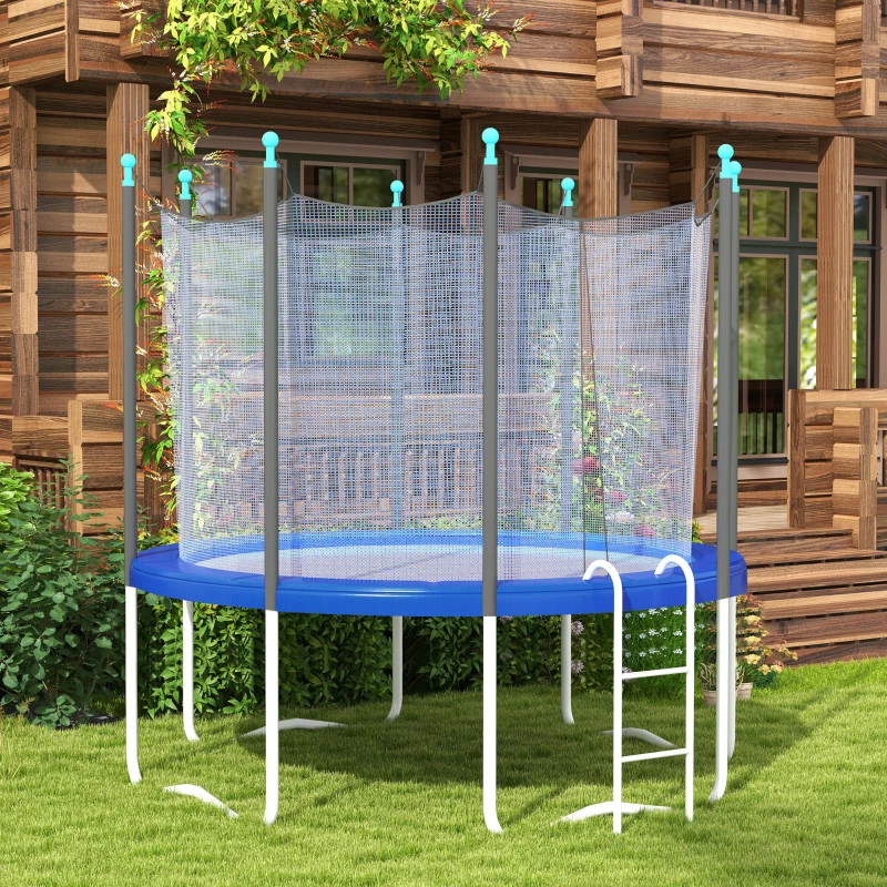 SPORTNOW Ersatz-Randabdeckung für Trampoline, wasserfest, reißfest, Ø366 cm, Blau
