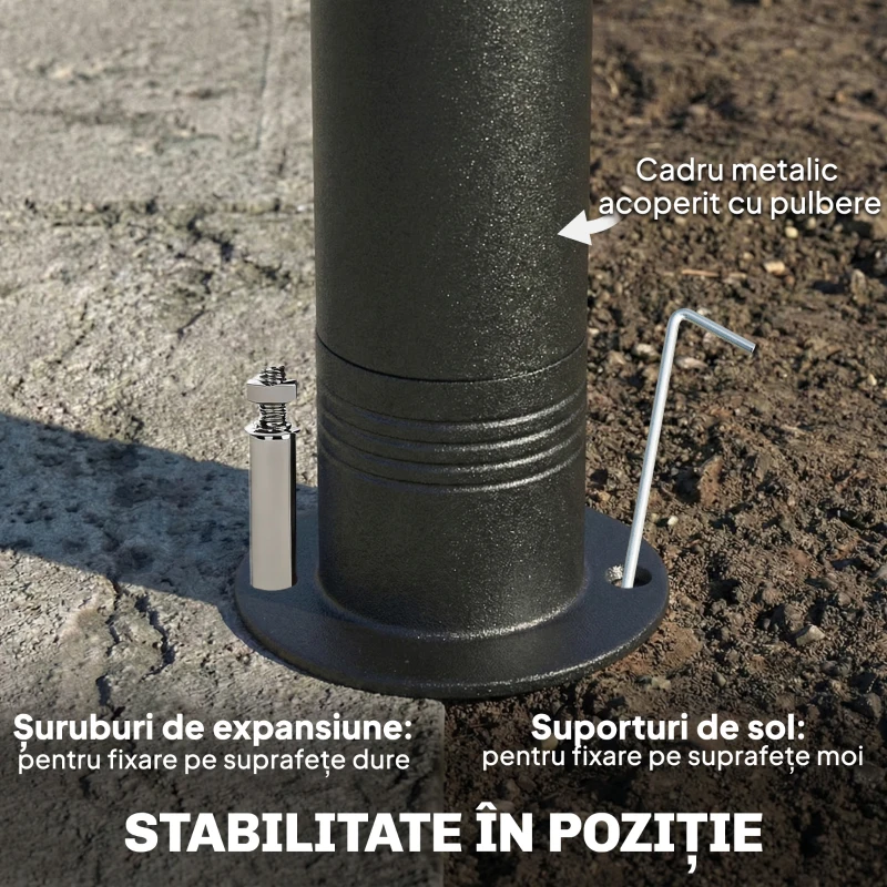 Outsunny Pavilioane robuste, corturi pentru jacuzzi, acoperișuri permanente, foișor