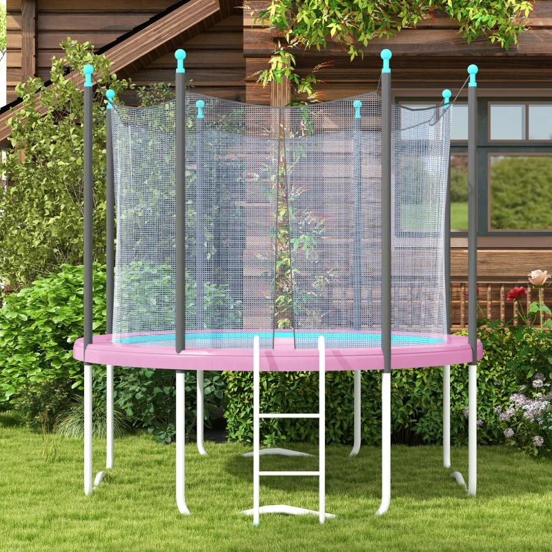 SPORTNOW Ersatz-Randabdeckung für Trampoline, wasserfest, reißfest, Ø366 cm, Rosa