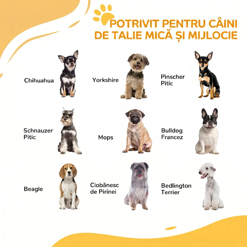 Pawhut Usa Siguranta Animale – Cu Poarta Mica pentru Pisici & Montaj Presiune