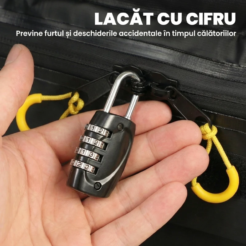 Outsunny Portbagaj de Plafon 595 Litri Impermeabil pentru Mașini, Galben