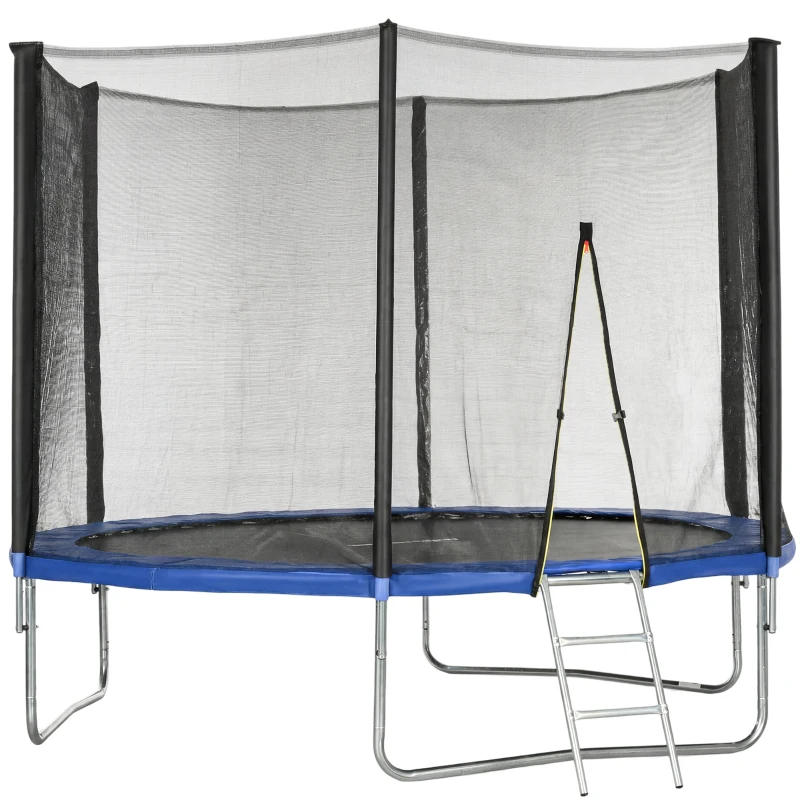 SPORTNOW Trampoline d'extérieur avec filet de sécurité Ø305 cm pour enfants et adultes