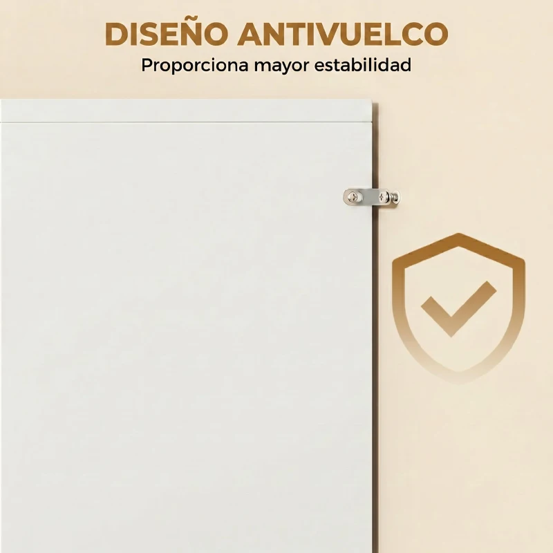 HOMCOM Recibidor de Entrada con Espejo Cajón y Estante Mueble de Recibidor para Pasillo 91,5x27,9x85,5 cm Blanco