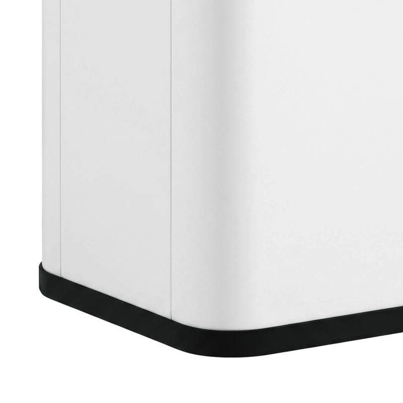 HOMCOM 40L Sensor Bin with Soft-Close Lid, Stainless Steel Automatic Touchless Motion Sensor Kitchen Bin, White