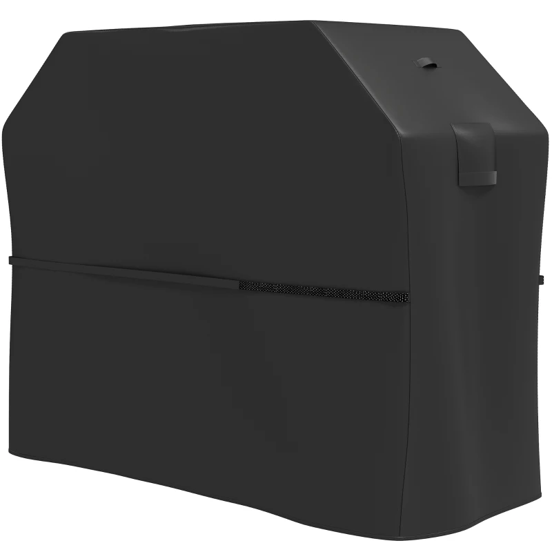 Outsunny Husă pentru Grătar Impermeabilă din Material Oxford 600D UPF30+ și Rezistentă la Vânt, 147x61x122 cm, Negru