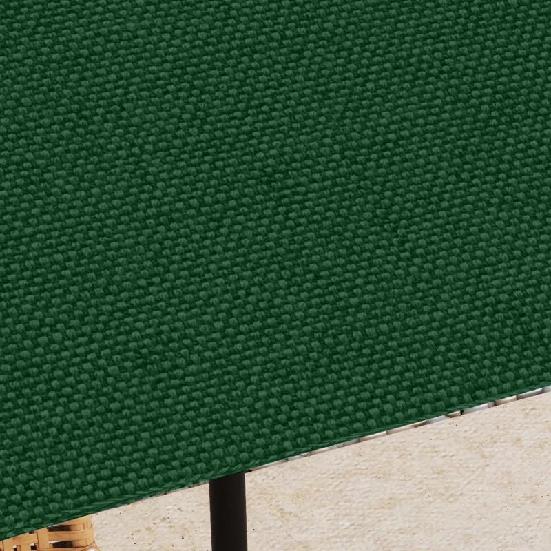 Outsunny Ersatzdach für Gartenpavillon, 8 Wasserabflusslöcher, einfache Montage, Polyester, grün, 2,98 x 2,98 m