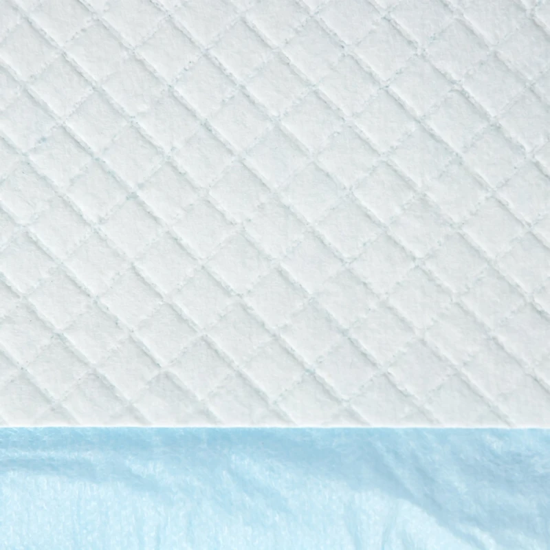 PawHut Set 100 Covorașe Igienice pentru Câini cu 6 Straturi din Material Netesut, Hârtie și PE, 45x60 cm, Albastru și Alb