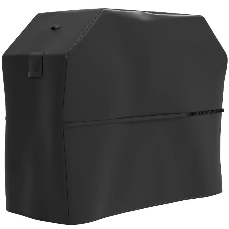Outsunny Husă pentru Grătar Impermeabilă din Material Oxford 600D UPF30+ și Rezistentă la Vânt, 147x61x122 cm, Negru