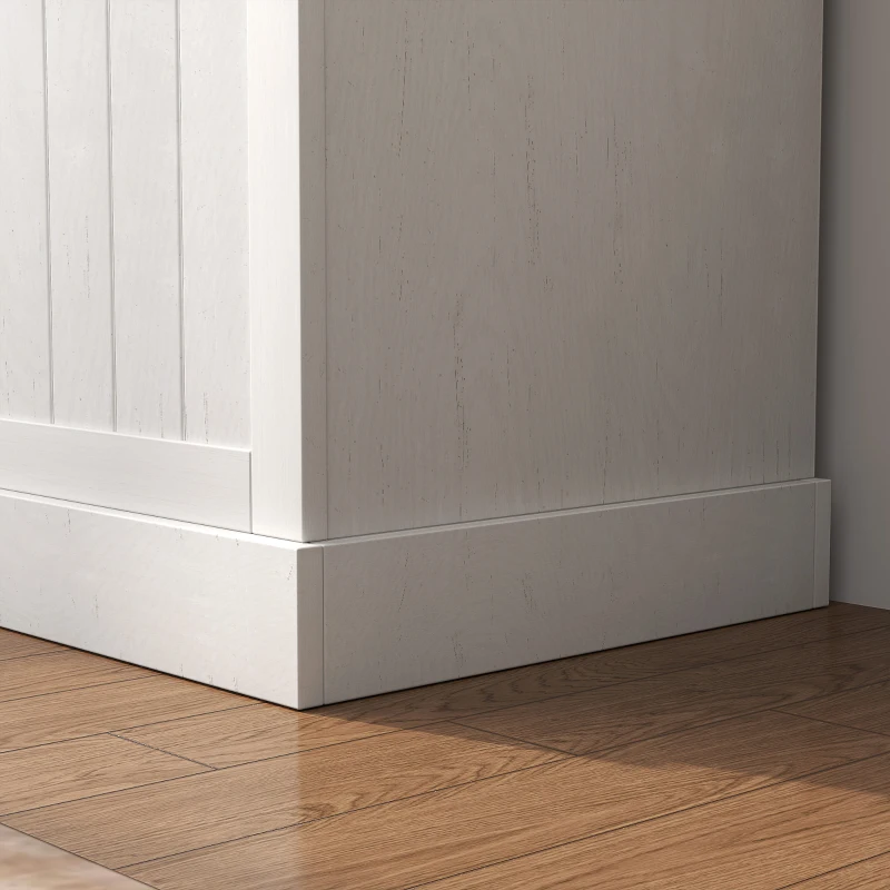 HOMCOM Perchero Zapatero con Banco de Almacenamiento 4 Ganchos Estilo Moderno 71,5x39,5x170 cm Blanco