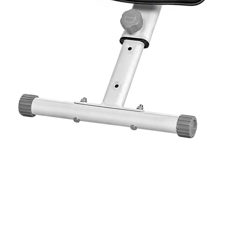 SPORTNOW 2-in-1 Ab Machine and Stair Stepper, Foldable Ab Trainer and Climbing Machine with LCD Monitor for Home Gym, White
