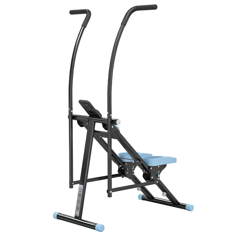 SPORTNOW Stair Stepper for Home Gym Exercise, Vertical Climber Machine with LCD Monitor & Adjustable Pedals for Workout