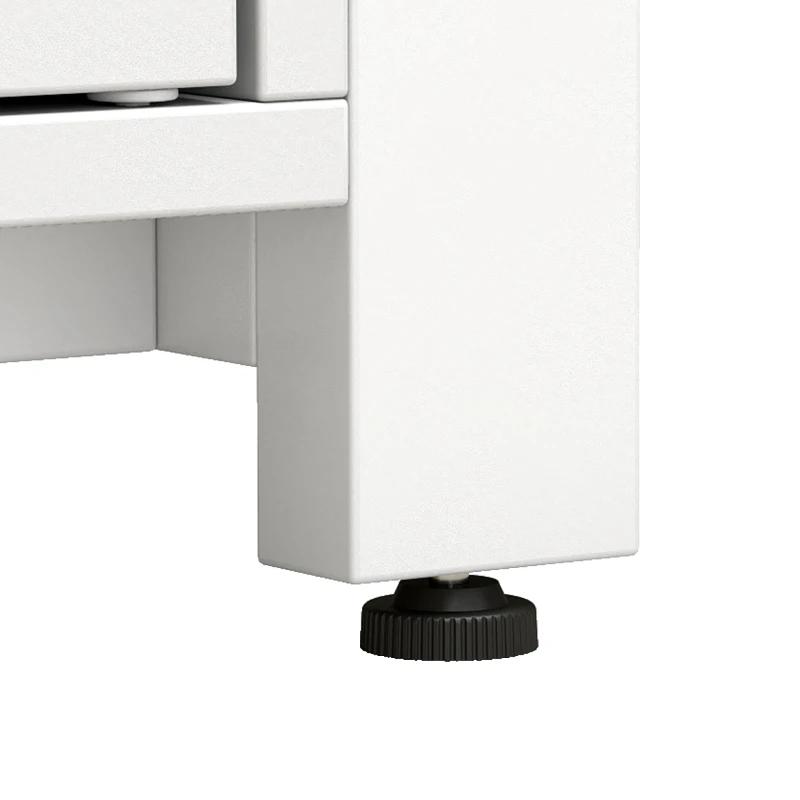 HOMCOM Estante de arrumação de cozinha com cestos deslizantes e armário, suporte para micro-ondas, 100 x 35 x 80 cm, branco