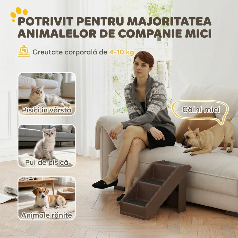 PawHut trepte pentru animale