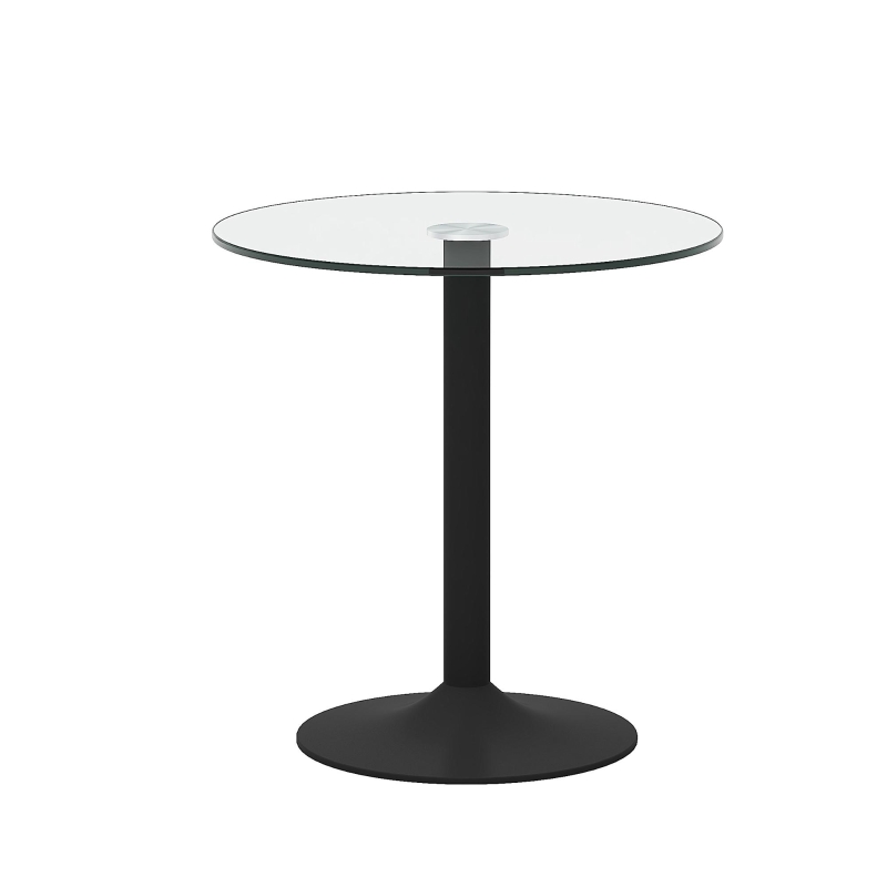 Piètement de table en métal robuste, fixation stable et montage rapide, 60x60x92 cm, Noir