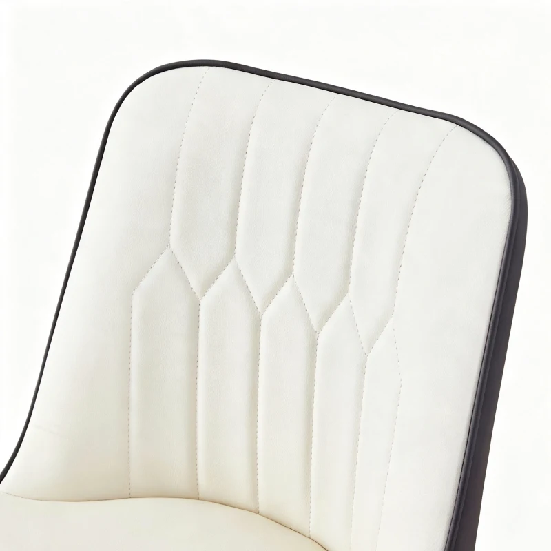 Lot de 2 tabourets de bar hauteur, design moderne et confortable, dossier incurvé et repose-pieds, 42x45x100 cm, Argenté