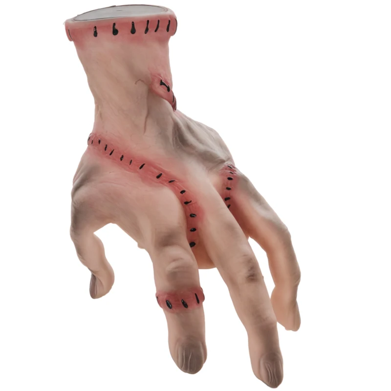 HOMCOM Horror Hand, Halloween Decor, geactiveerd met Geluid/Aanraking, beweeglijk, Geluid