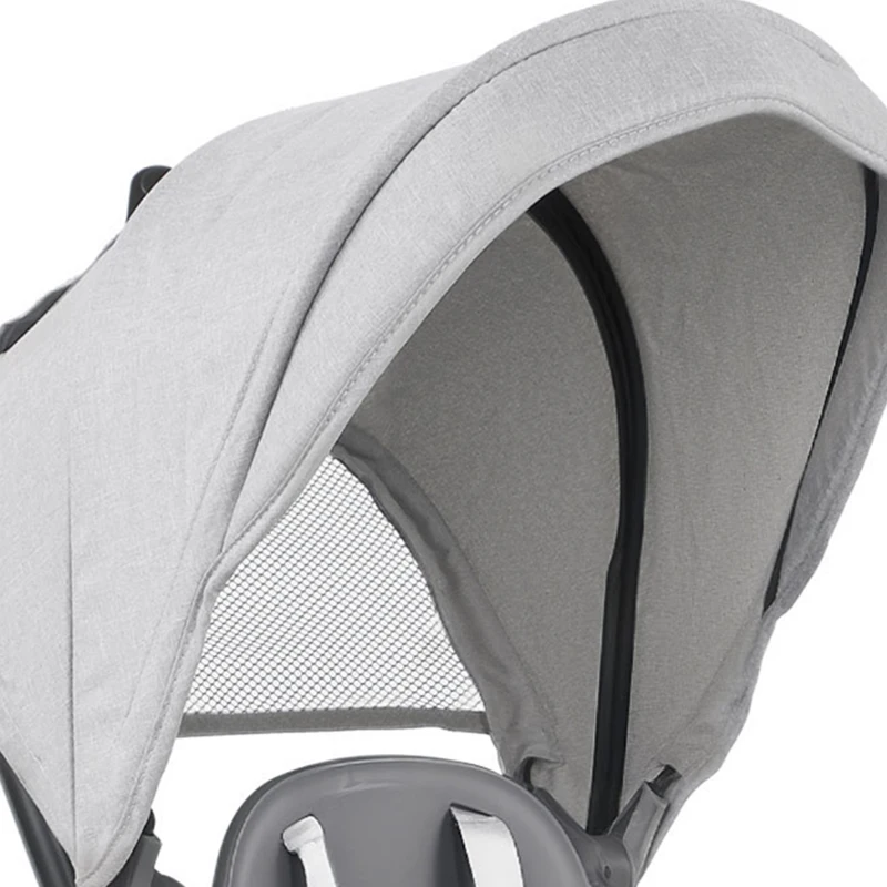 AIYAPLAY Kinderdreirad, 6-in-1 Buggy voor Kleuters, met Duwstang, Verstelbare Zitting, Vouwbaar Ontwerp, Veiligheidsnet, Grijs