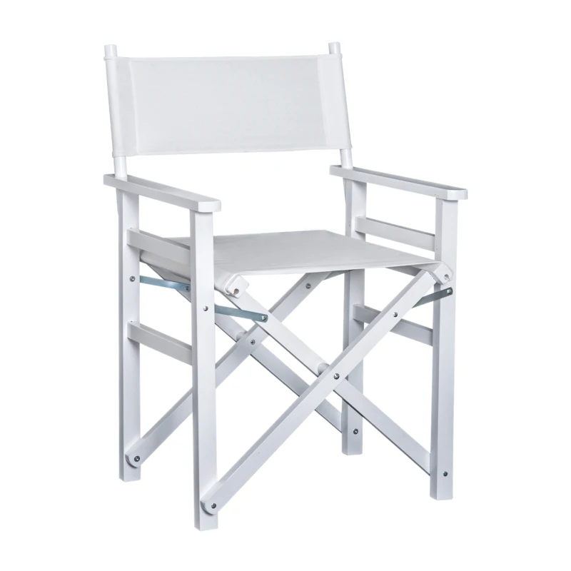 HOMCOM regisseursstoel tuinstoel klapstoel stoel landelijke stoel fauteuil 2 kleuren