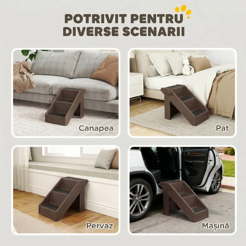 PawHut trepte pentru animale