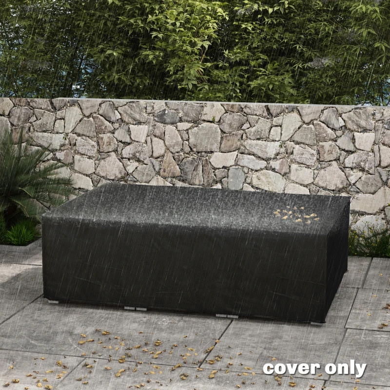 Outsunny 155 x 222cm Waterproof Furniture Cover - Black
