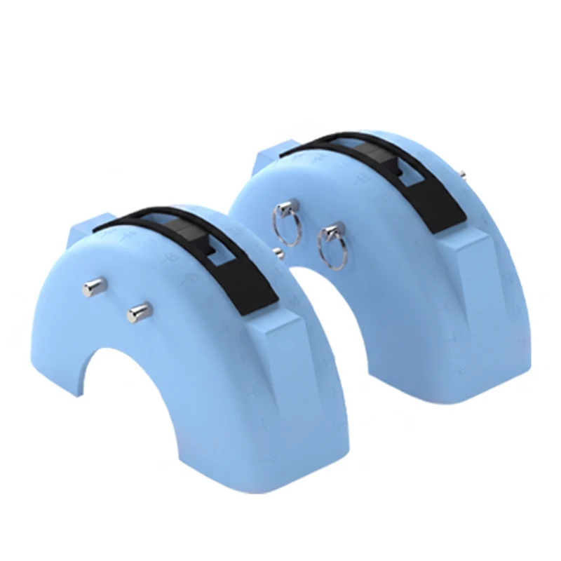 SPORTNOW Verstelbaar stepboard aerobic stepper met 2 hoogtes (11/16 cm), 2 weerstandsbanden, antislip, blauw