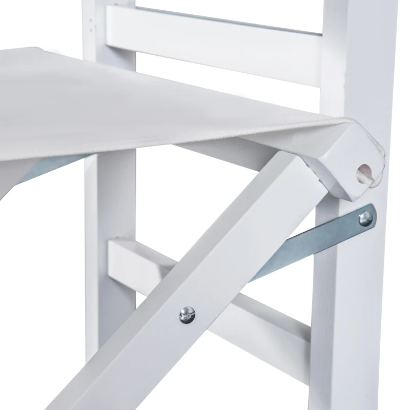 HOMCOM regisseursstoel tuinstoel klapstoel stoel landelijke stoel fauteuil 2 kleuren